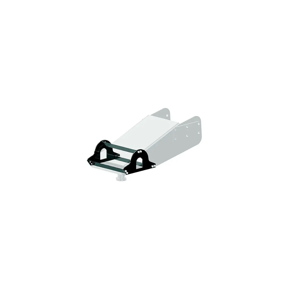 Pullrite 4447 Single Point Hitch Rota-Flex Pin Box Isolator 1