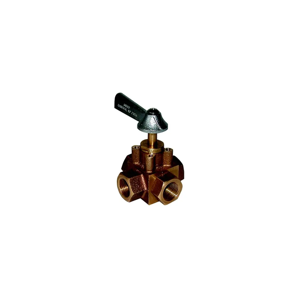 Groco Fv-475-X Bronze 4 Port Tank Selector Valve 3/4" Full Flow 1