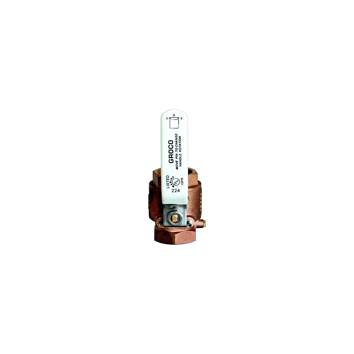 Groco Ibv-2000 Bspp 2" Bronze Full Flow In-Line Ball Valve 1