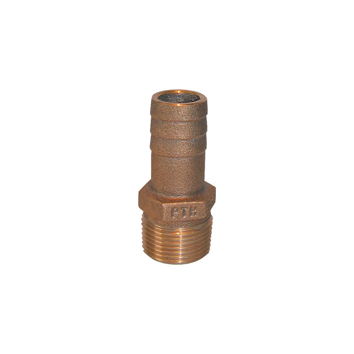 Groco Pth-4000 Pth Bronze Standard Flow Pipe-To-Hose Adapter With Npt Thread 1