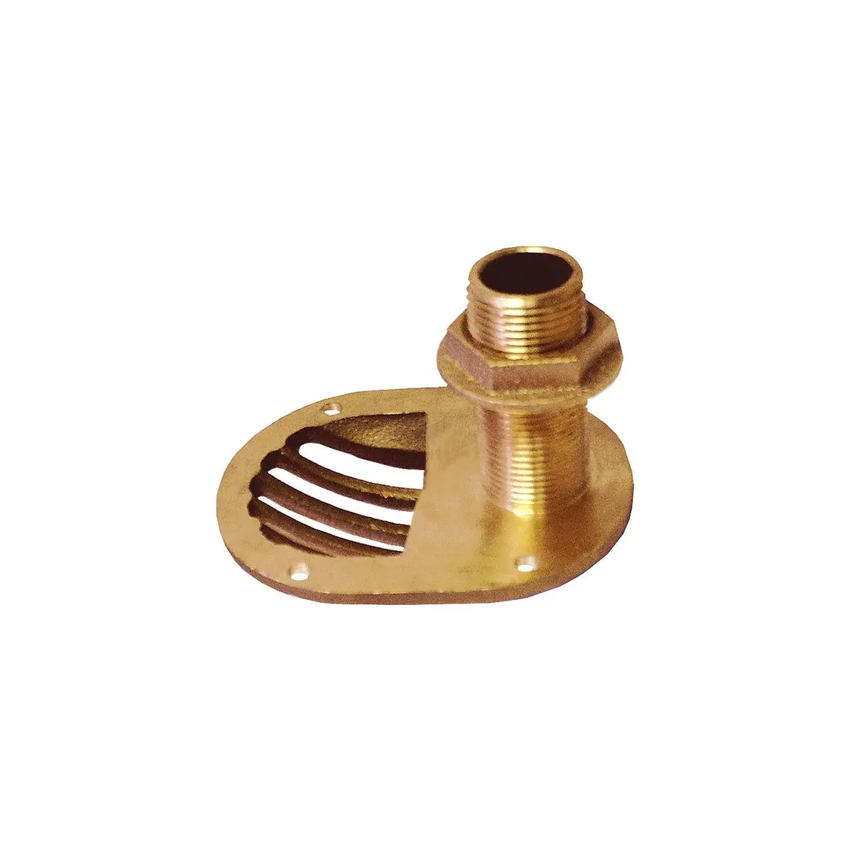 Groco Sth-150-W 1-1/2" Scoop Thru-Hull W/Nut 1