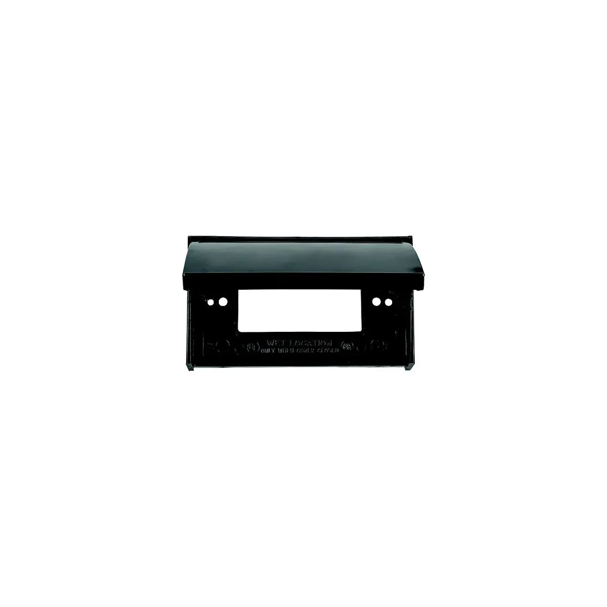 Jr Products 05-12215 Black Gfci Weatherproof Rv Outlet Cover 1
