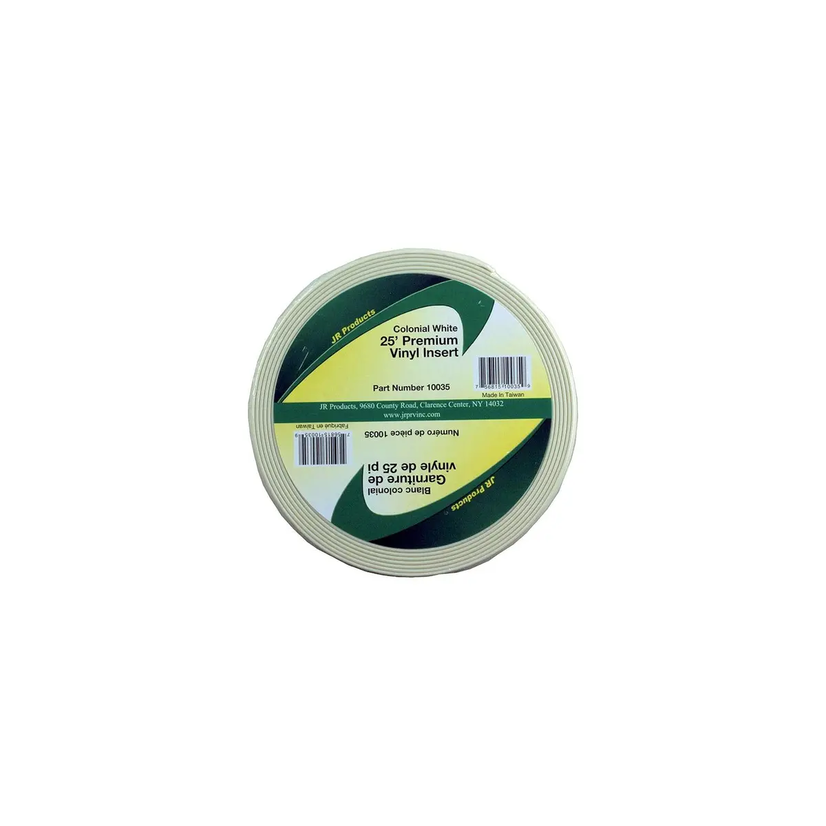 Jr Products 10035 Vinyl Insert Premium, 25' Colonial White 1