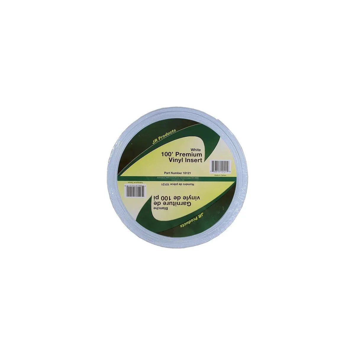Jr Products 10121 Vinyl Insert Premium, 100' White 1