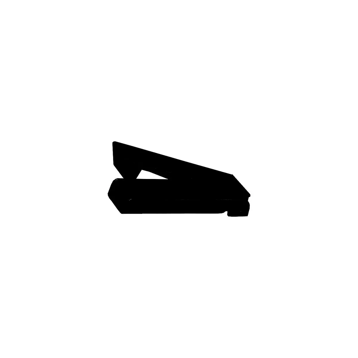 Jr Products 10225 Square Baggage Door Catch, Black, 2/Pk 1
