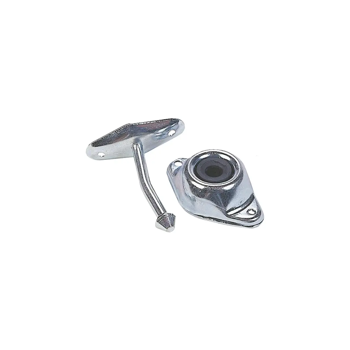 Jr Products 10304 Angled Plunger Door Stop, 3" 1