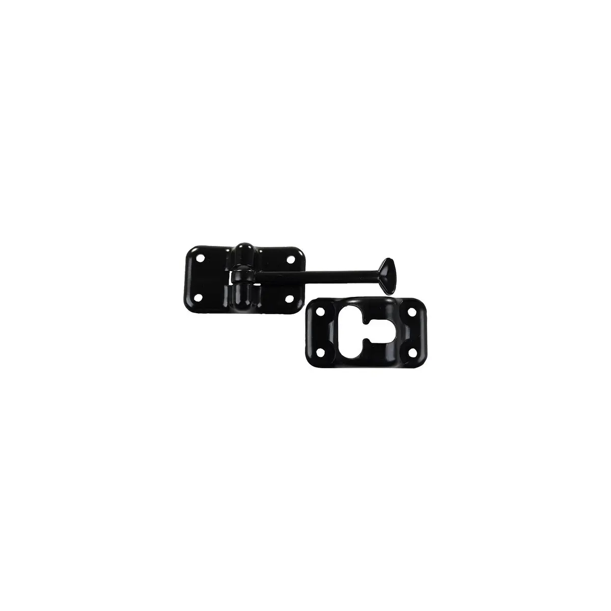 Jr Products 10324 Plastic T-Style Door Holder, 3.5" Black 1