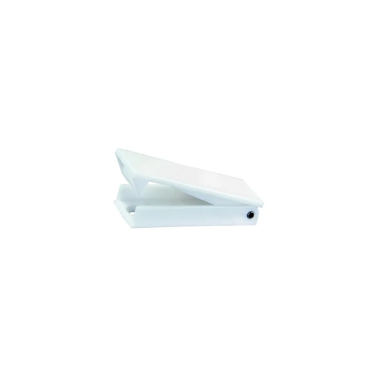 Jr Products 10355 Square Baggage Door Catch, White, 2/Pk 1