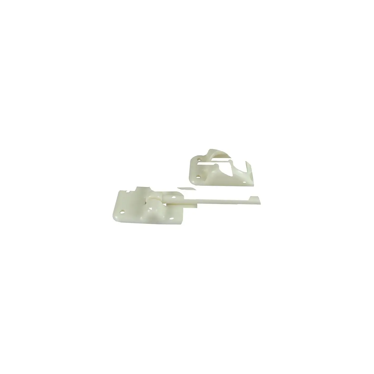 Jr Products 10424 Plastic T-Style Door Holder, 3.5" Colonial White 1