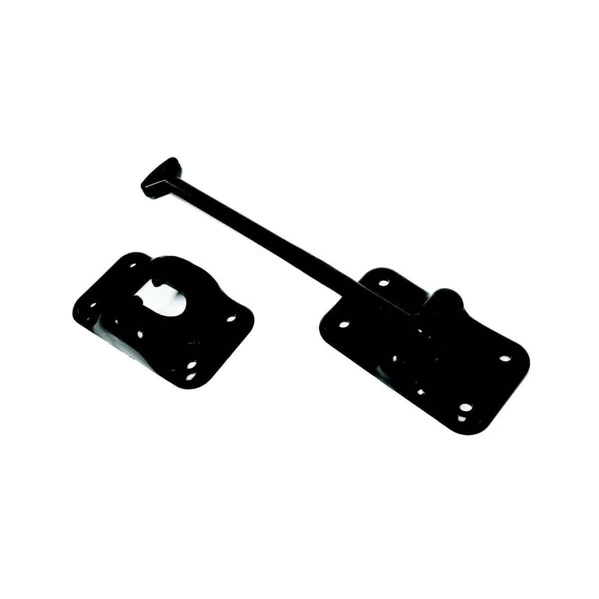 Jr Products 10434 Plastic T-Style Door Holder, 6" Black 1