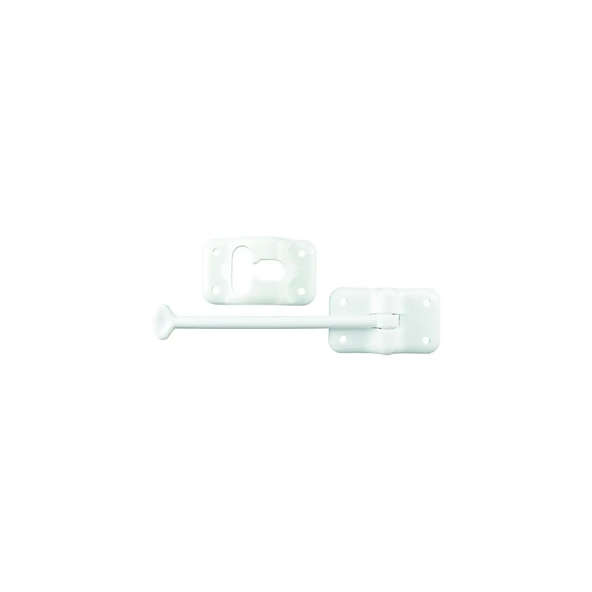 Jr Products 10444 Plastic T-Style Door Holder, 6" Polar White 1