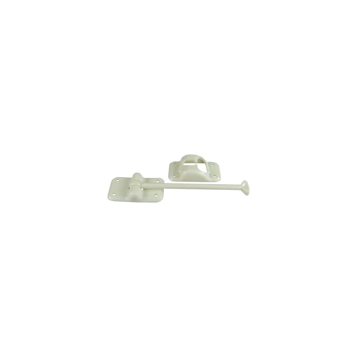Jr Products 10454 Plastic T-Style Door Holder, 6" Colonial White 1