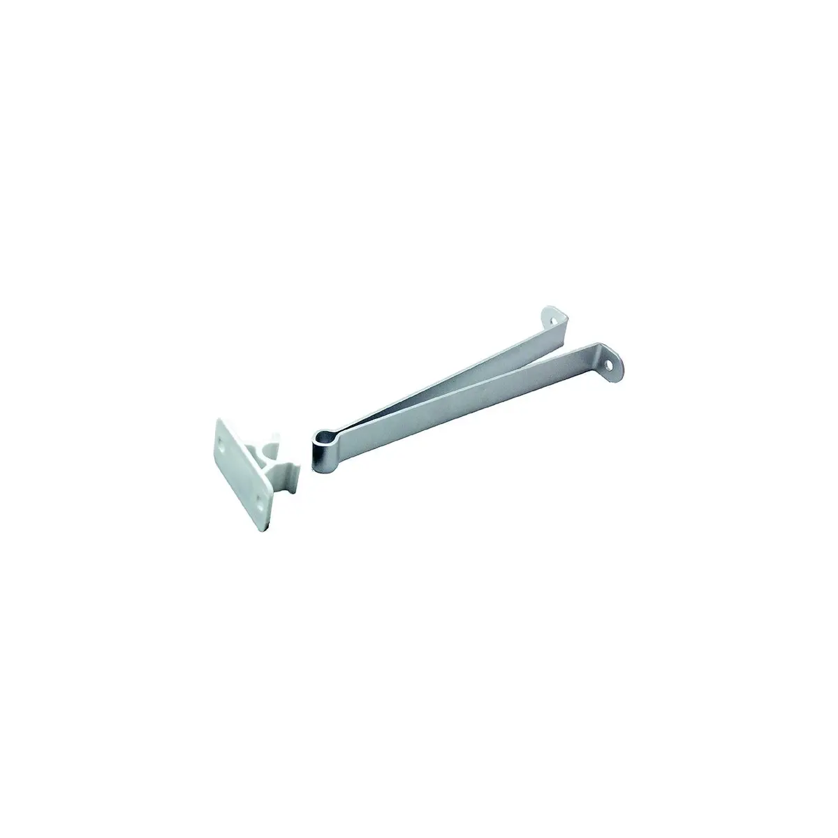 Jr Products 10545 C-Clip Style Door Holder Metal/Plastic Combo, 3" 1