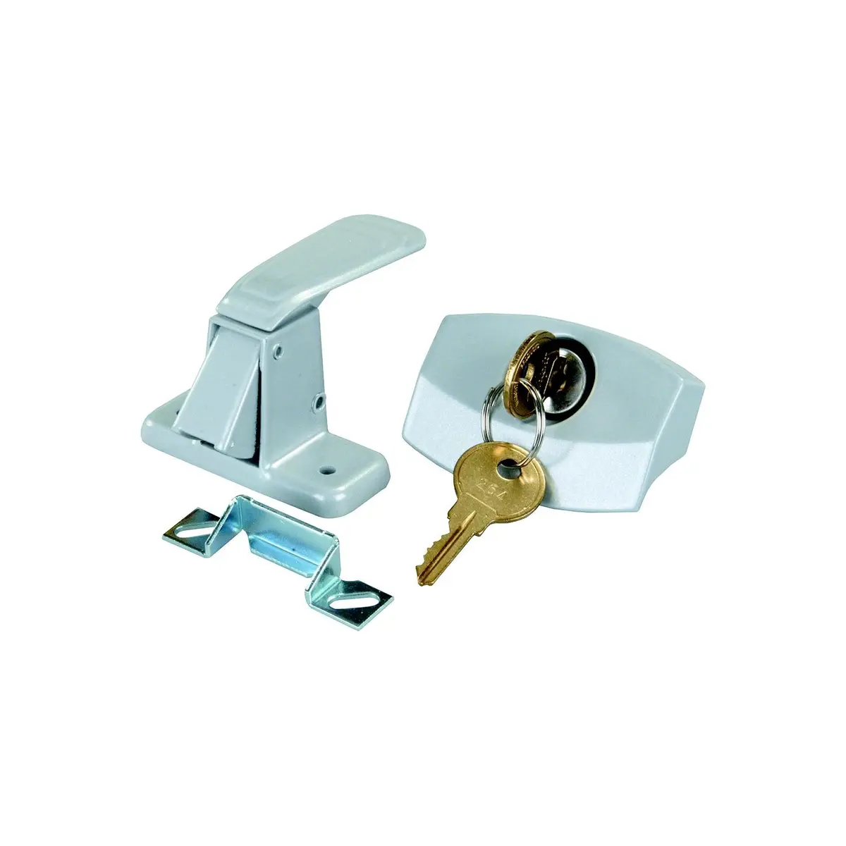 Jr Products 10805 Silver Universal Door Latch For Rv Camper 1