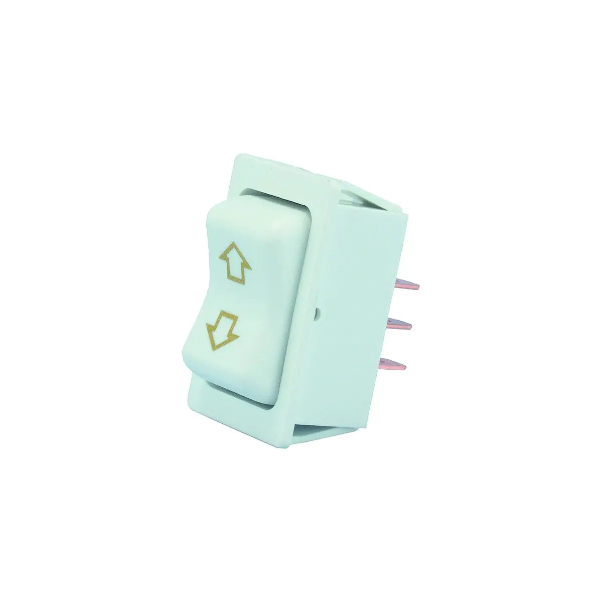 Jr Products 12095 White High Current Single Rv Slide Out Switch With Bezel 1