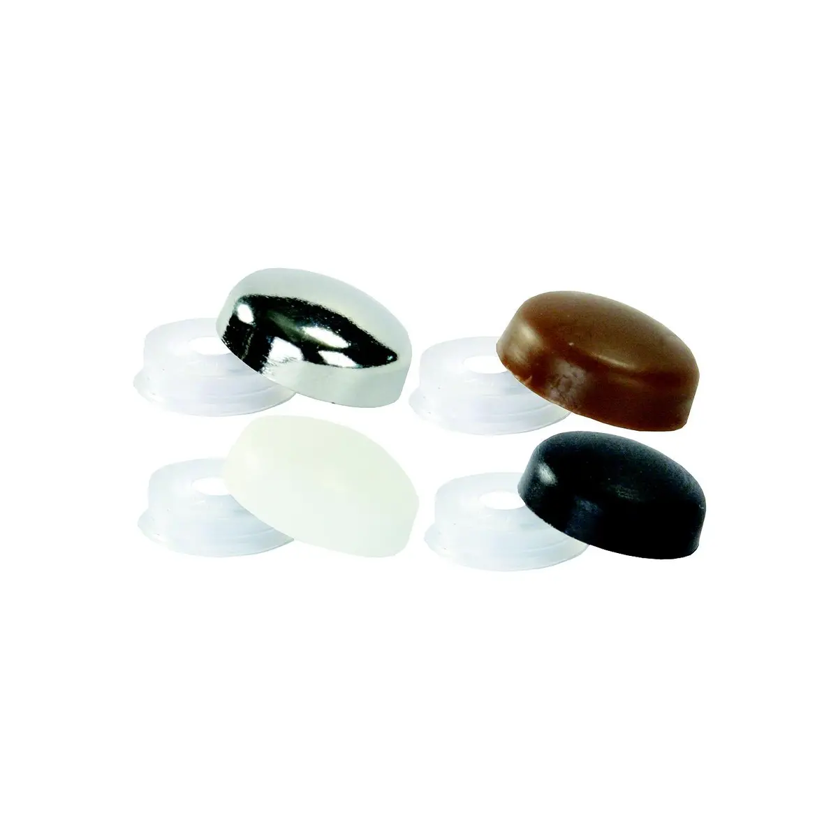 Jr Products 20375 Screw Covers, White, 14/Pk 1