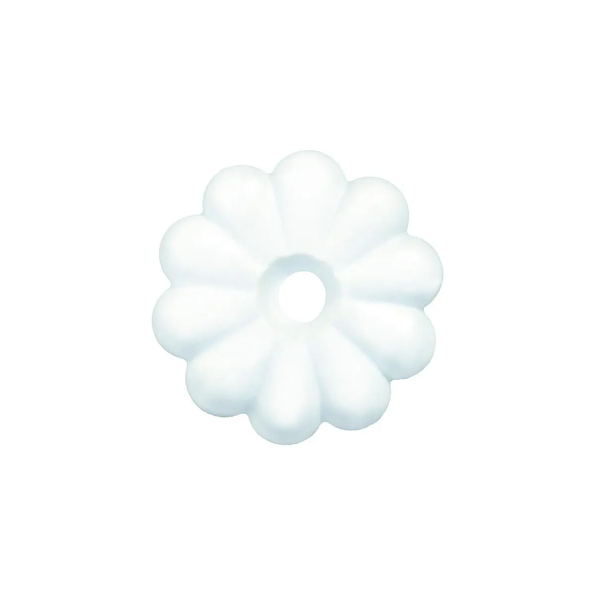 Jr Products 20455 Plastic Rosettes, White, 14/Pk 1