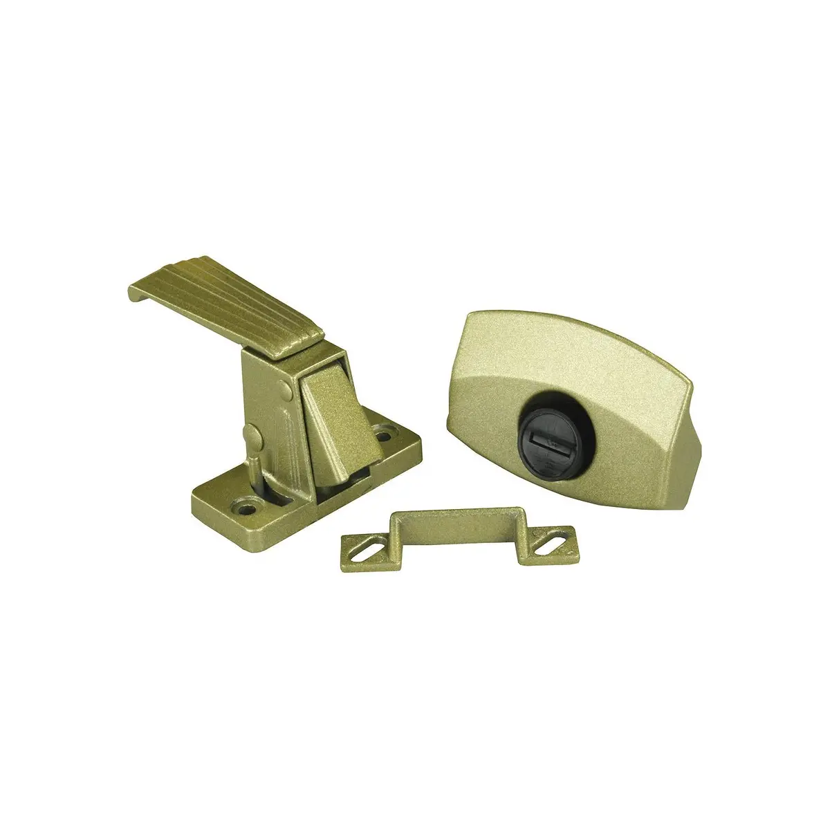 Jr Products 20515 Gold Finish Privacy Latch For Rv Interior Doors 1