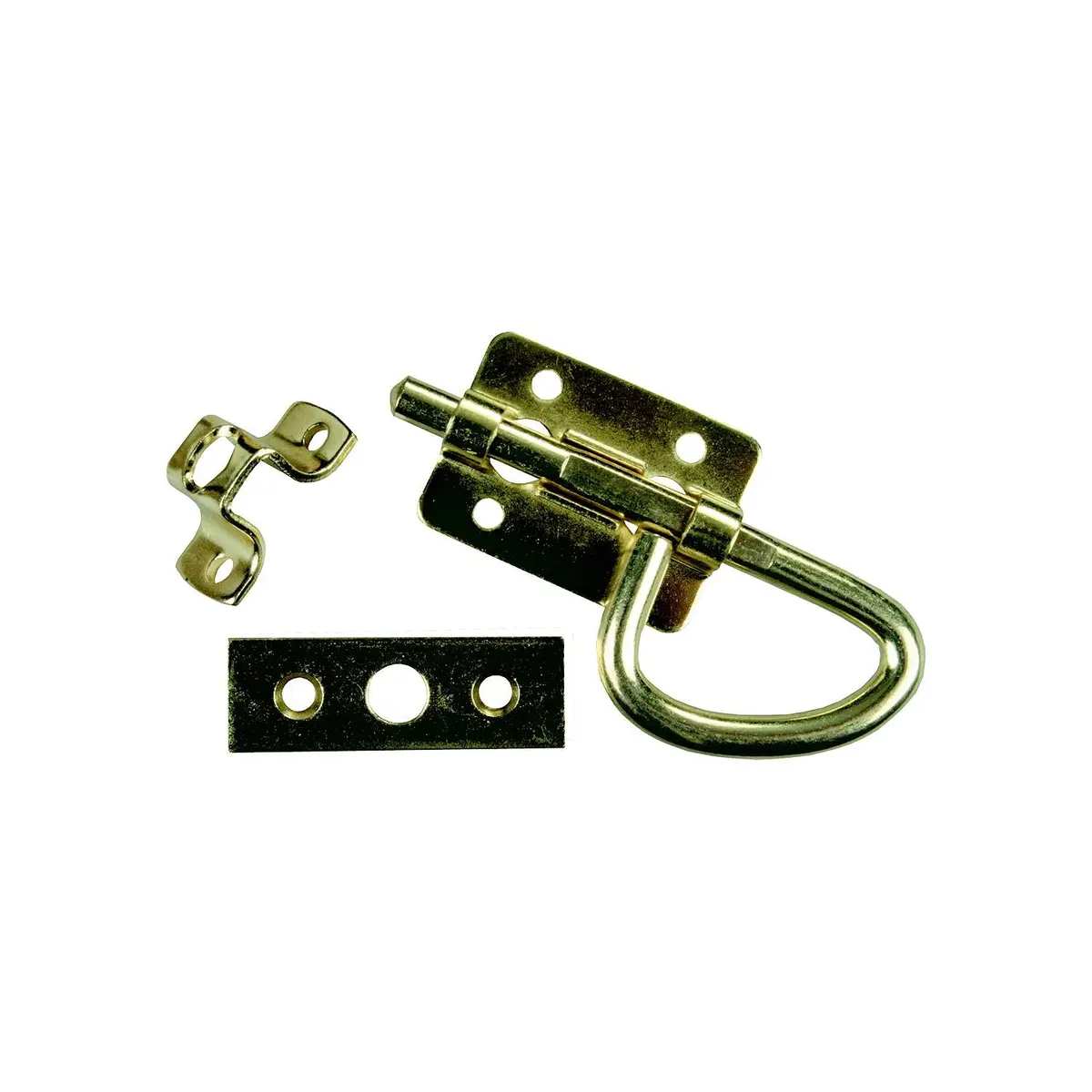Jr Products 20645 Universal Latch, Brass 1
