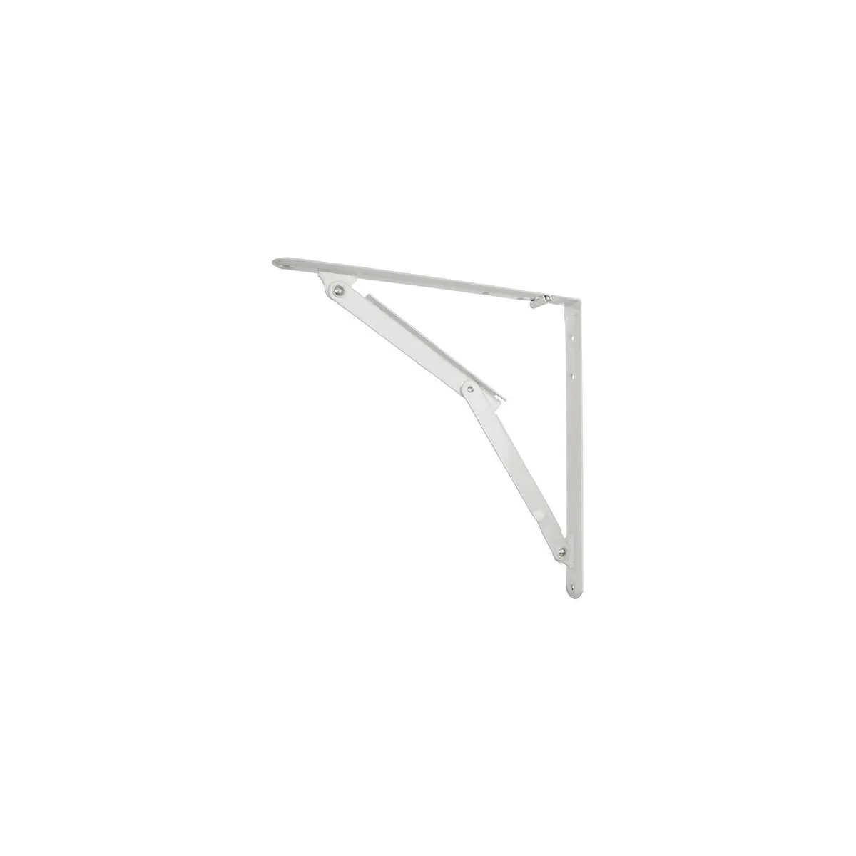 Jr Products 20725 Folding Shelf Bracket, White 1