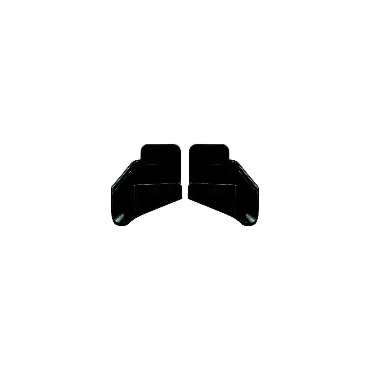 Jr Products 389Bk-A Rv Rain Gutter Spouts, Black, 1 Pr. 1