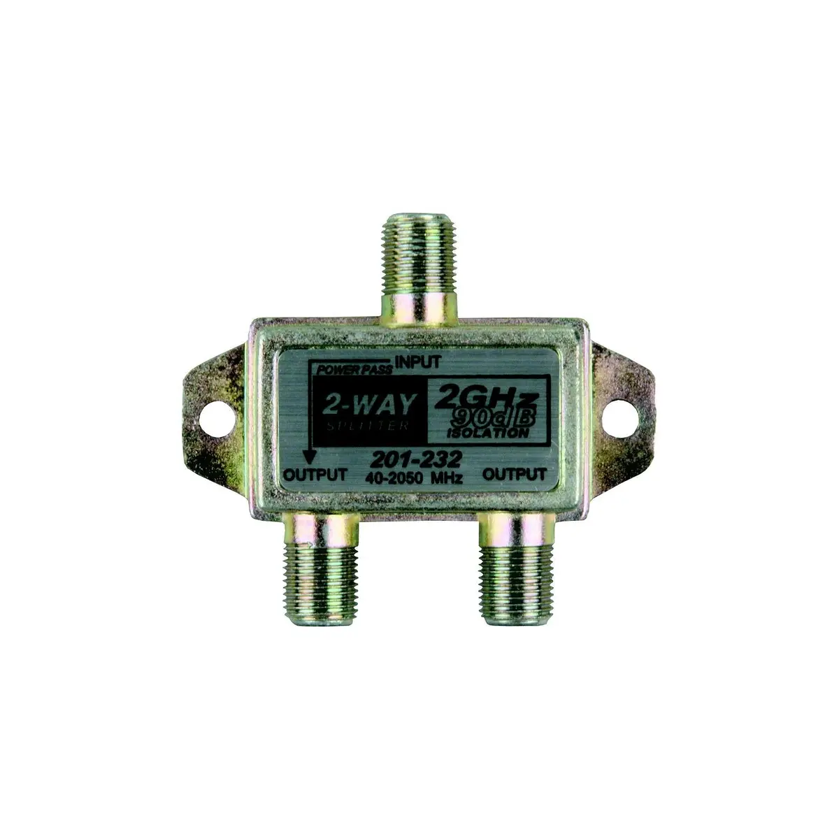 Jr Products 47355 2-Way 2 Ghz Hd/Satellite Line Splitter 1