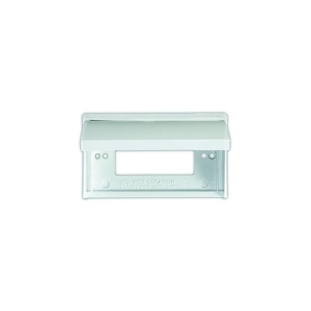 Jr Products 47515 White Gfci Weatherproof Rv Outlet Cover 1