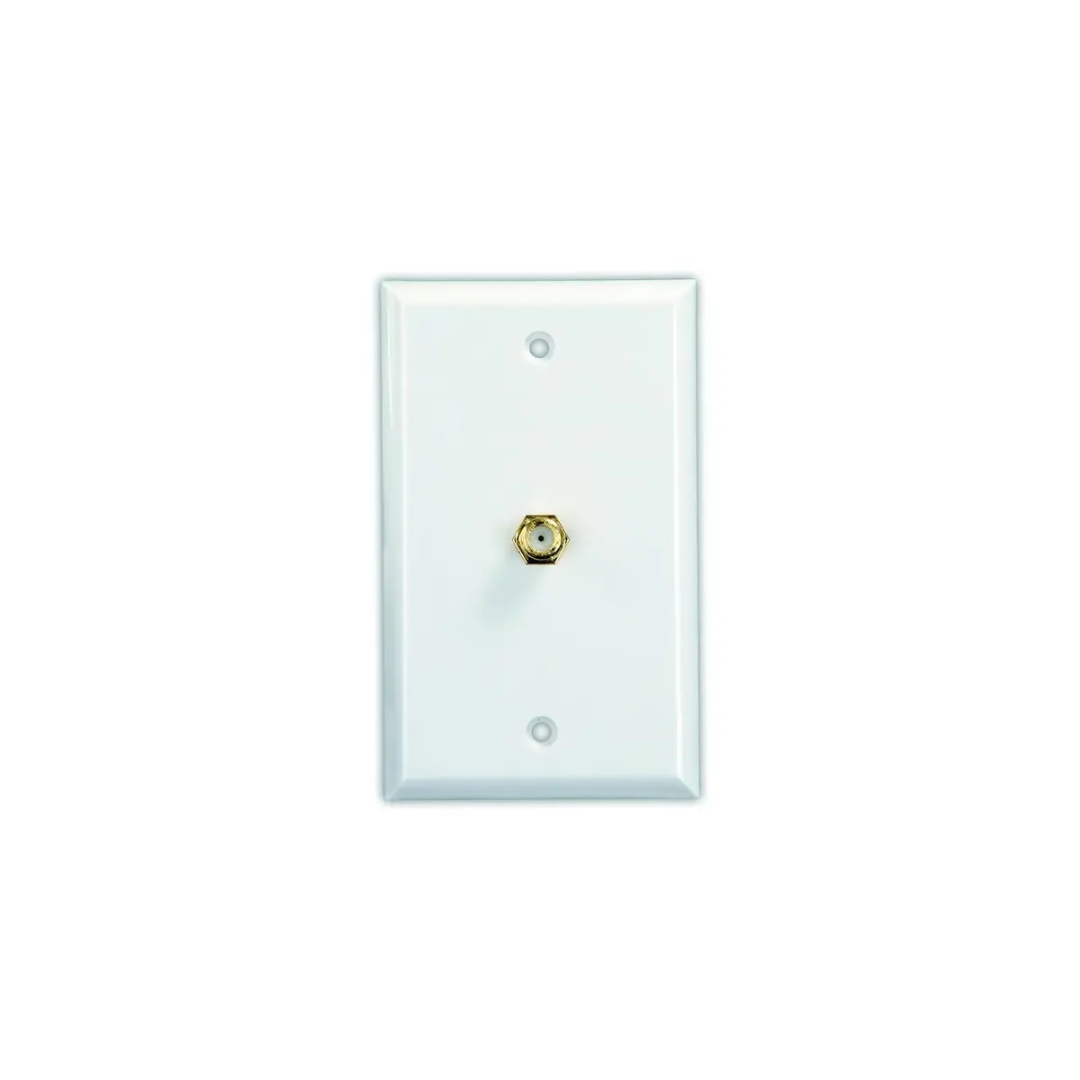 Jr Products 47785 Interior Cable Tv Plate 1