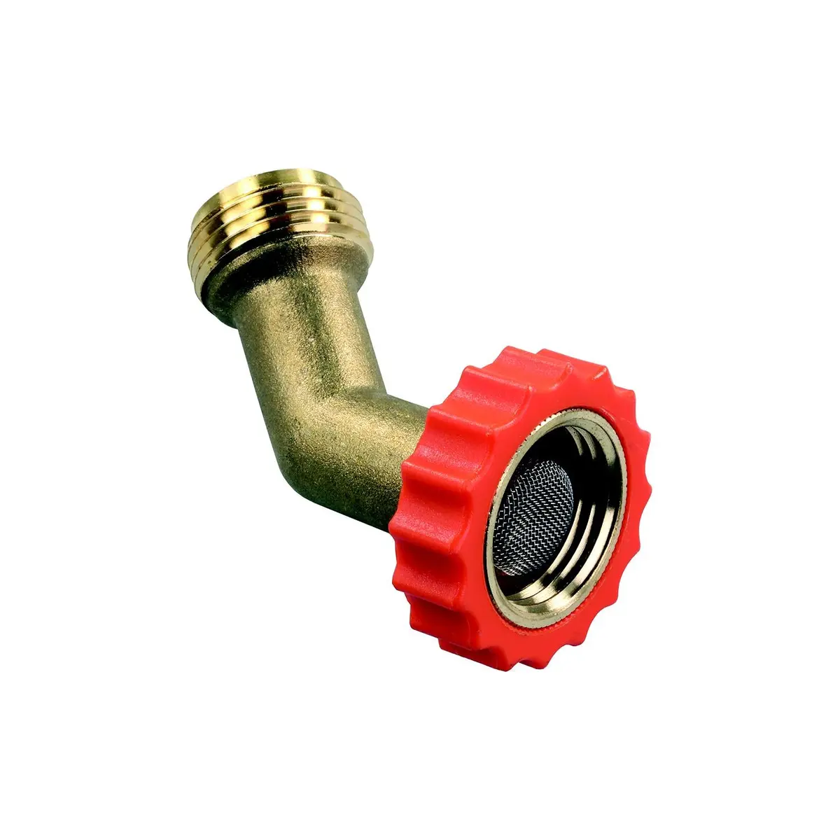Jr Products 62225 Lead Free Brass 45 Degree Rv Hose Saver 1