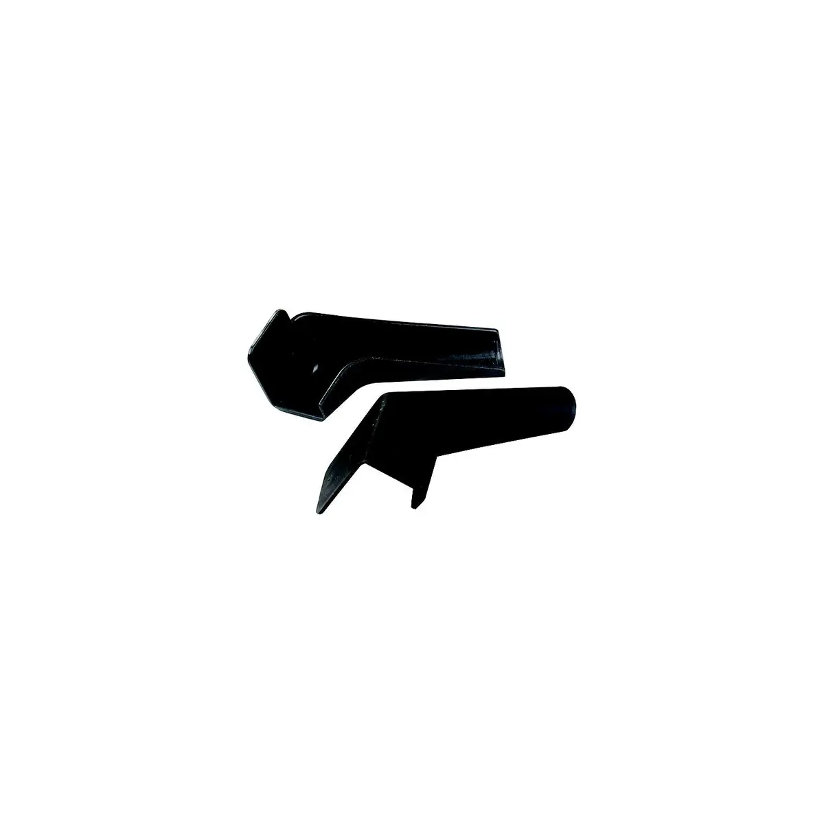 Jr Products 655-Flex-Bk-A Flexible Rain Gutter Spouts, Black, Pr. 1