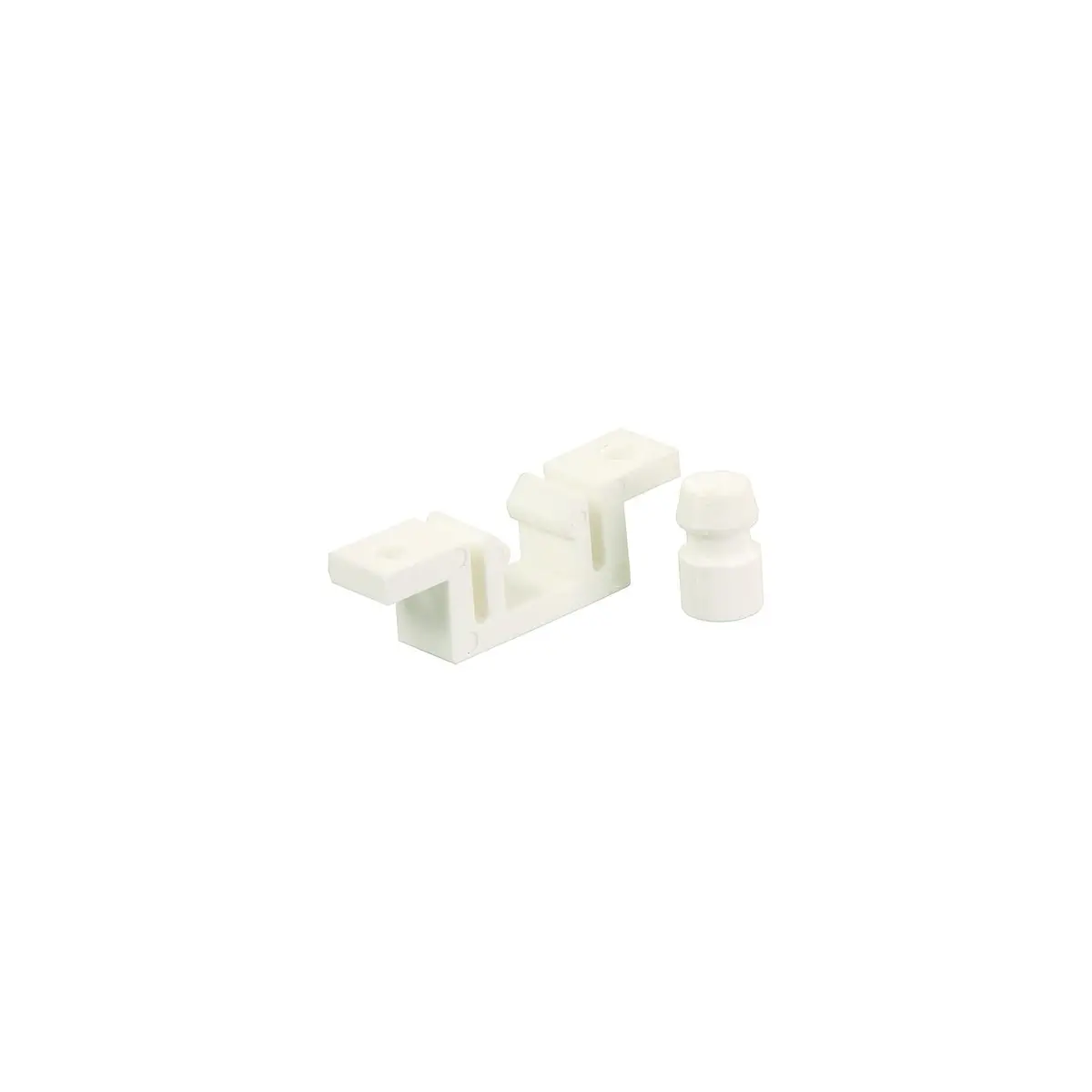 Jr Products 81855 Closet/Folding Door Latch/Strike, White 1