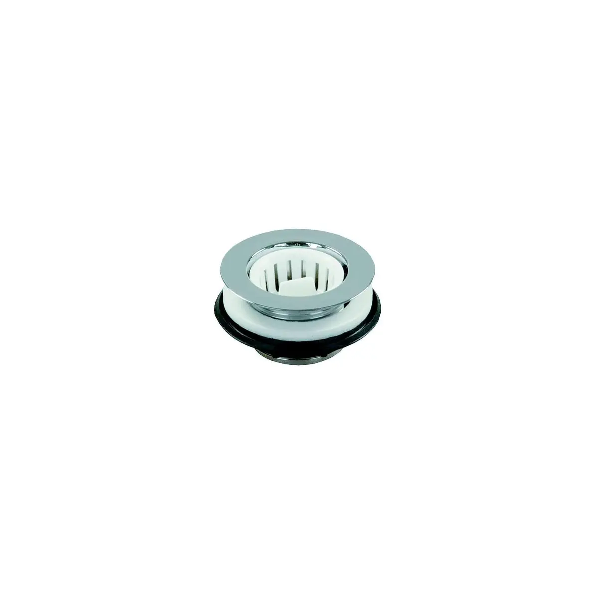 Jr Products 95015 Strainer W/Threaded Basket, White 1