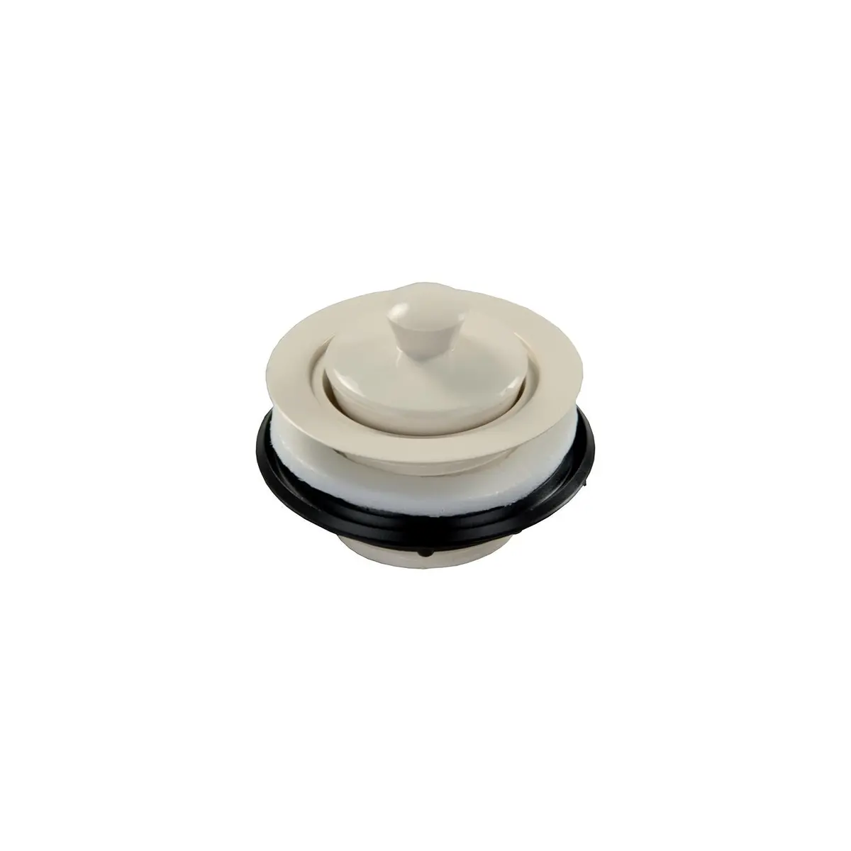 Jr Products 95115 Strainer W/Pop-Stop Stopper, Parchment 1