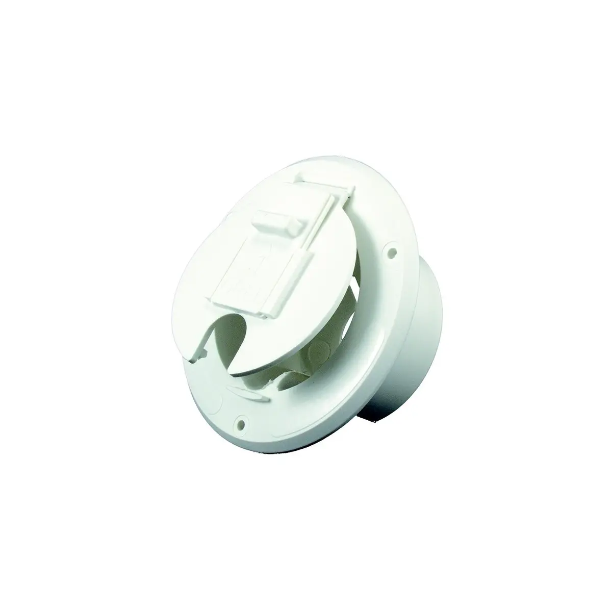 Jr Products S-23-10-A Cable Hatch, Round Polar White 1