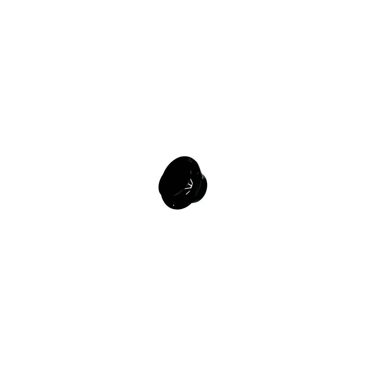 Jr Products S-23-12-A Cable Hatch, Round Black 1