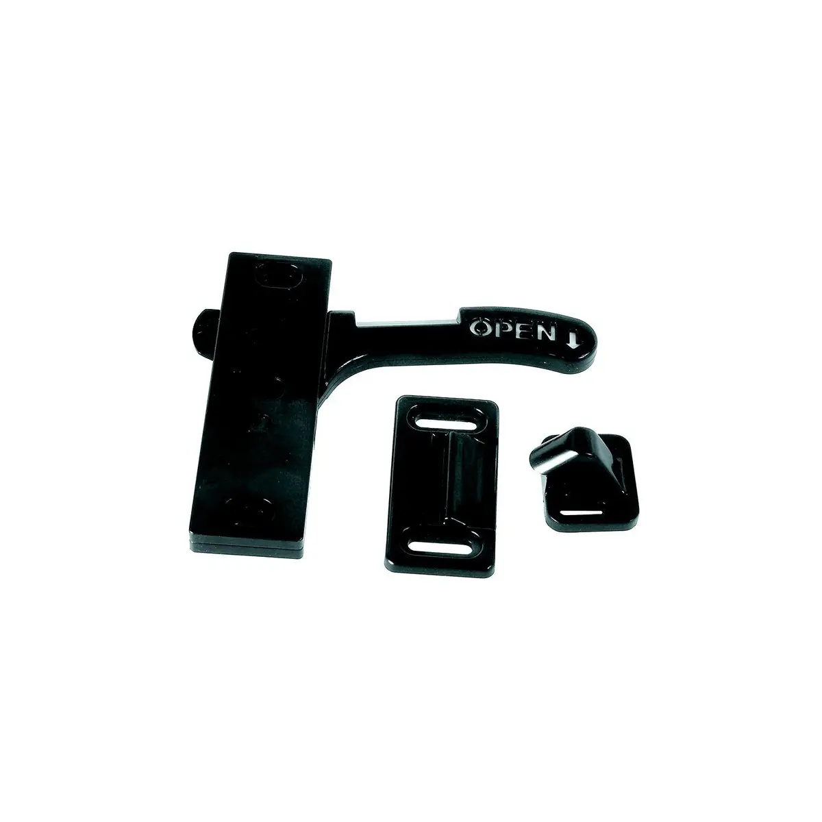 Rv Designer E285 Black Right Hand Amerimax Rv Screen Door Latch 1