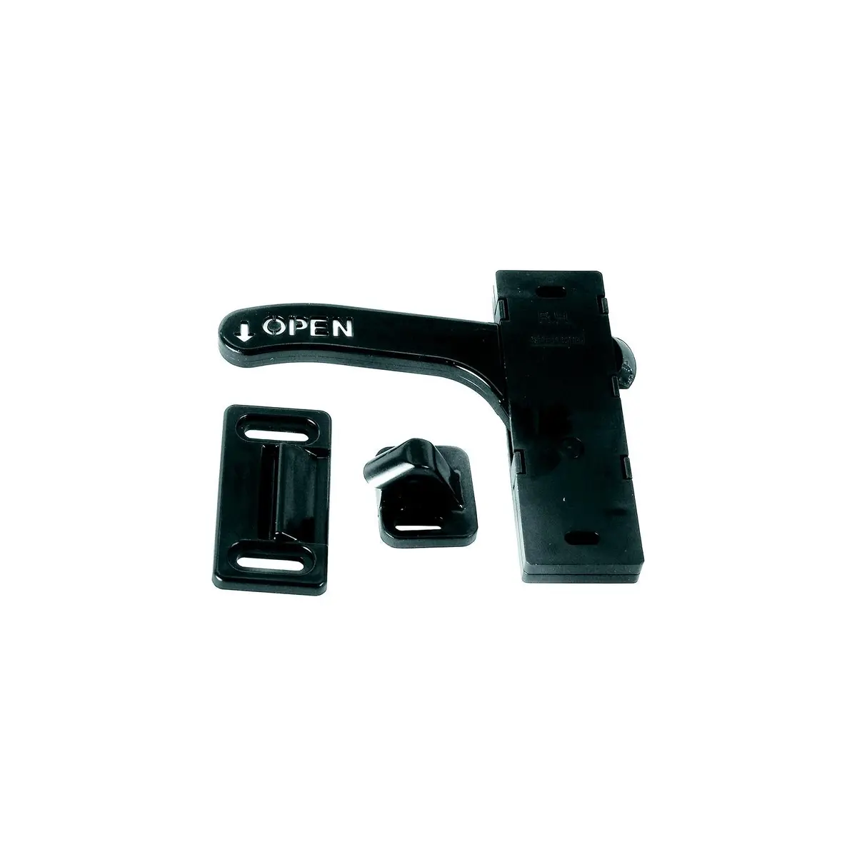 Rv Designer E287 Black Left Hand Amerimax Rv Screen Door Latch 1