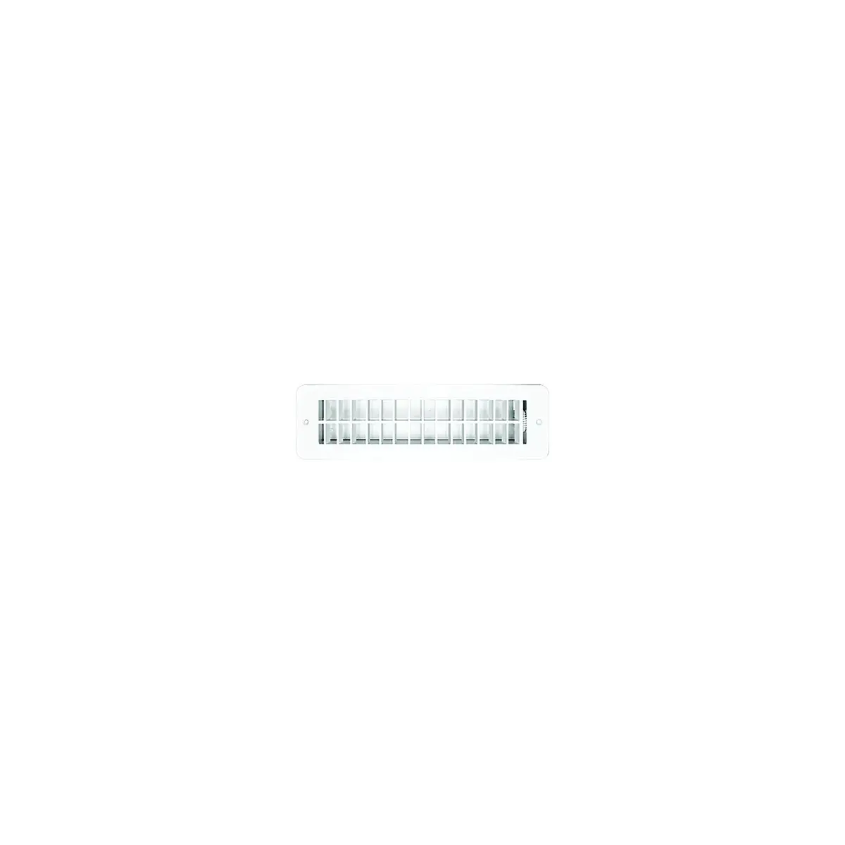 Rv Designer H851 Plastic Floor Register, Dampered, White 1