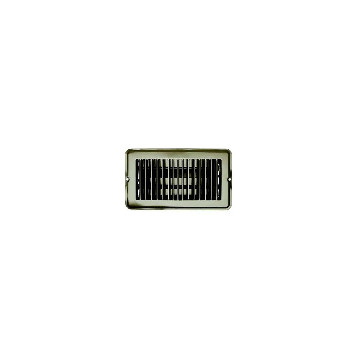 Rv Designer H871 Metal Floor Register, Dampered, Tan 1
