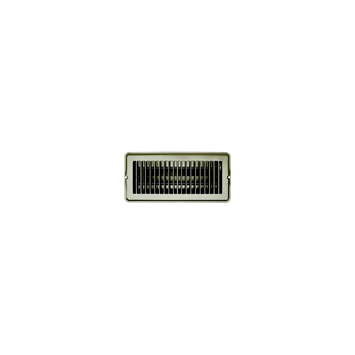 Rv Designer H874 Metal Floor Register, Dampered, Tan 1