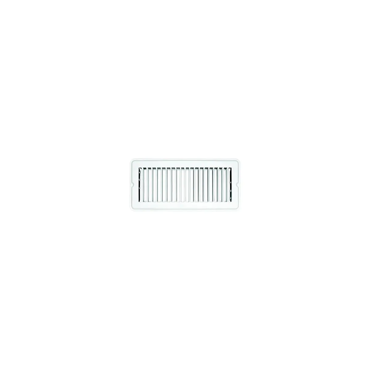 Rv Designer H875 Metal Floor Register, Undampered, White 1
