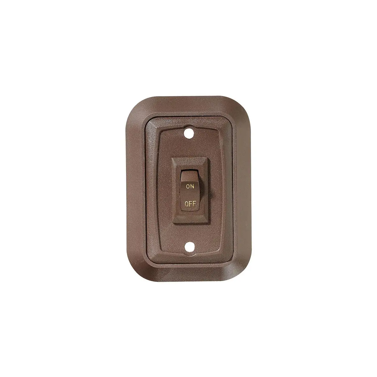 Rv Designer S651 Dc Single Wall Switch W/Plate, Brown 1