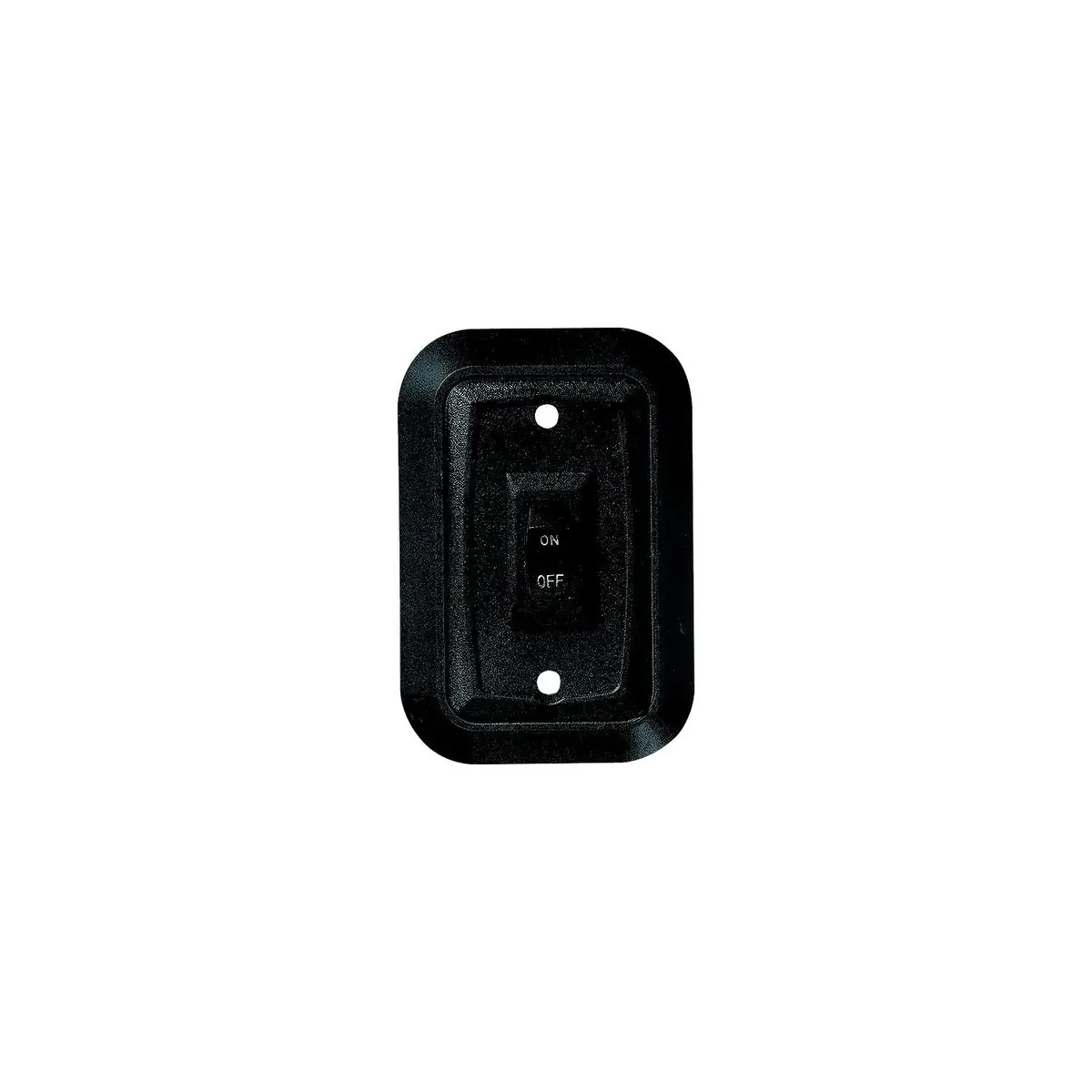 Rv Designer S652 Dc Single Wall Switch W/Plate, Black 1