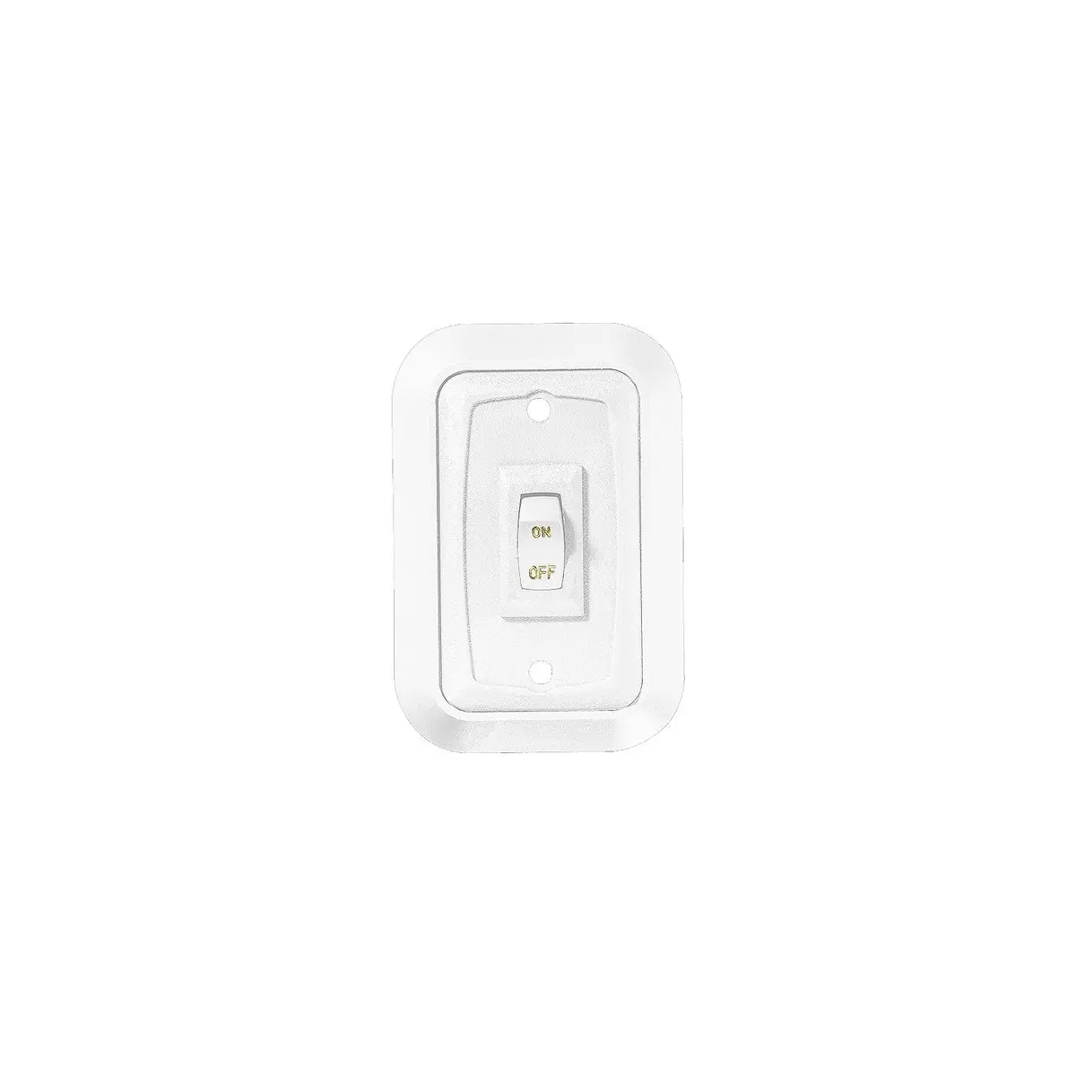 Rv Designer S653 Dc Single Wall Switch W/Plate, White 1