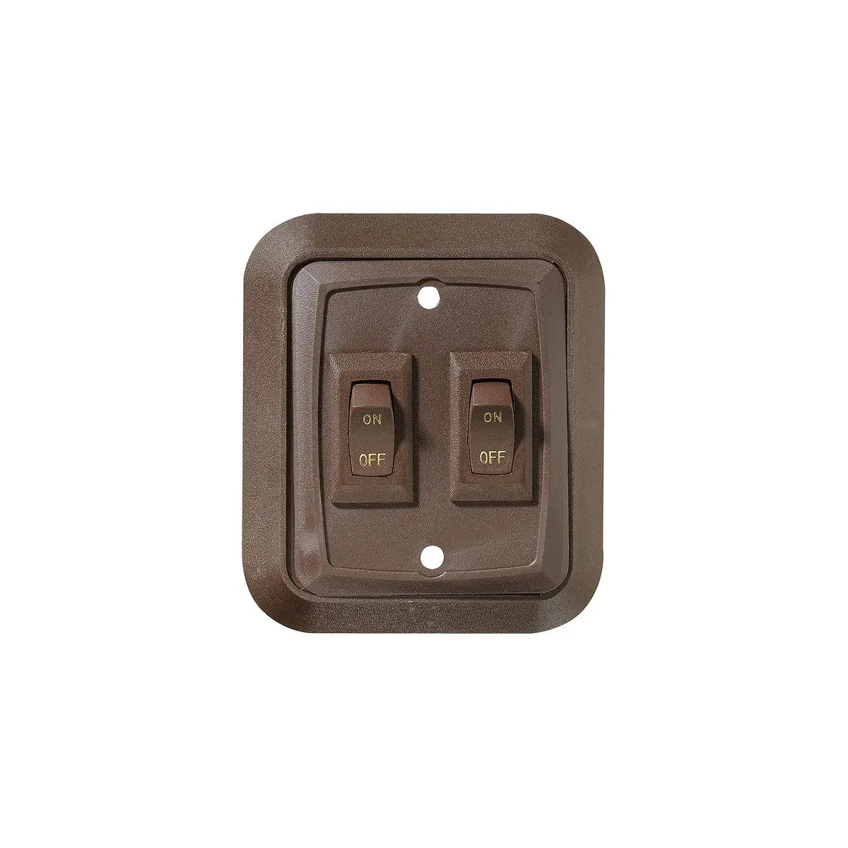 Rv Designer S655 Dc Dual Wall Switch In Plate, Brown 1