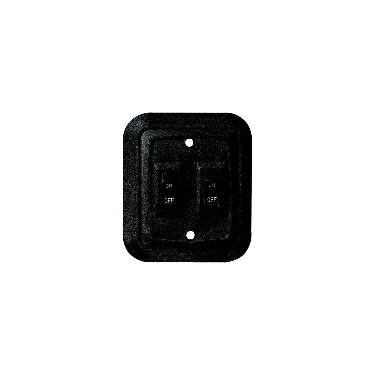 Rv Designer S656 Dc Dual Wall Switch In Plate, Black 1
