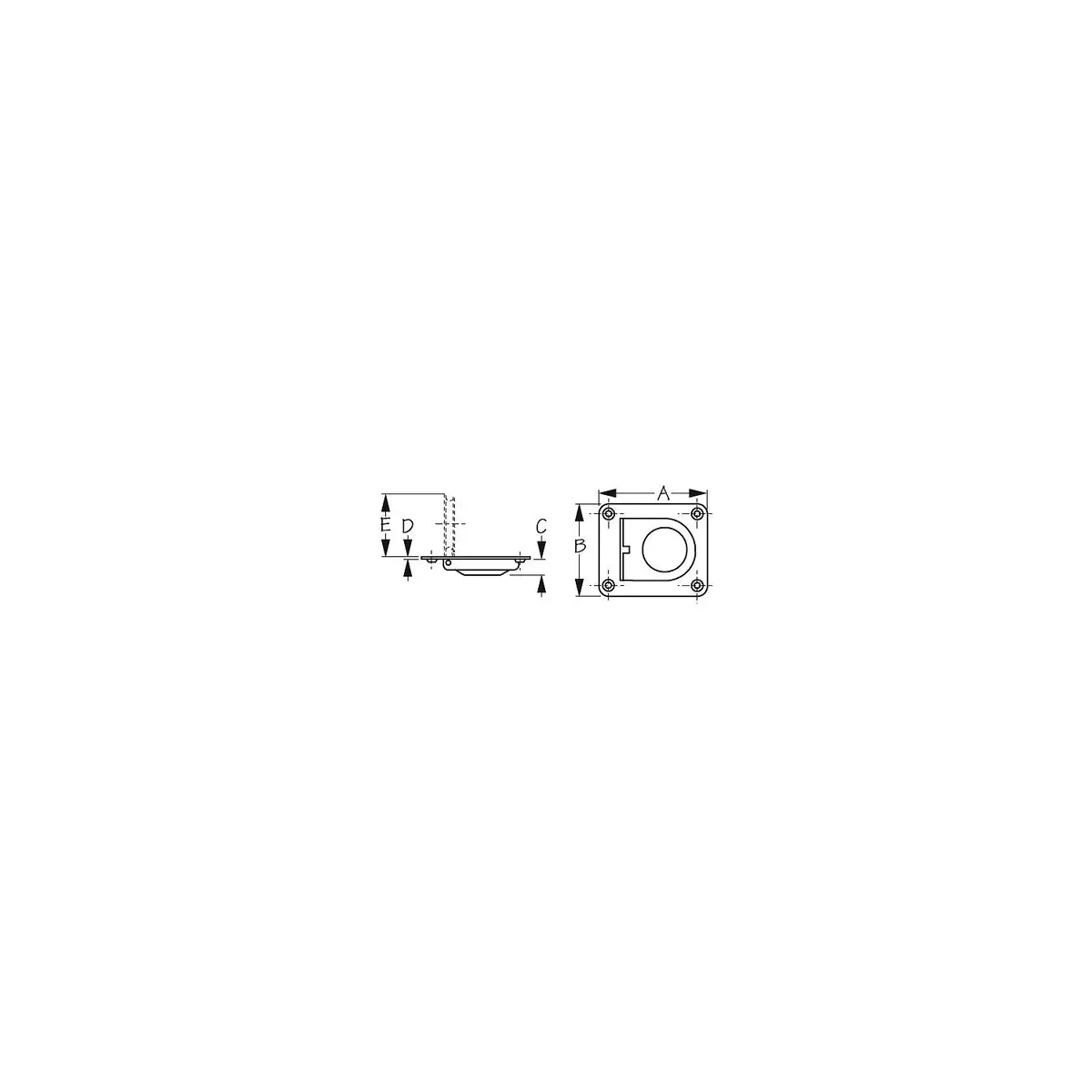 Sea Dog 221815-1 Lift Handle, Sm. 1