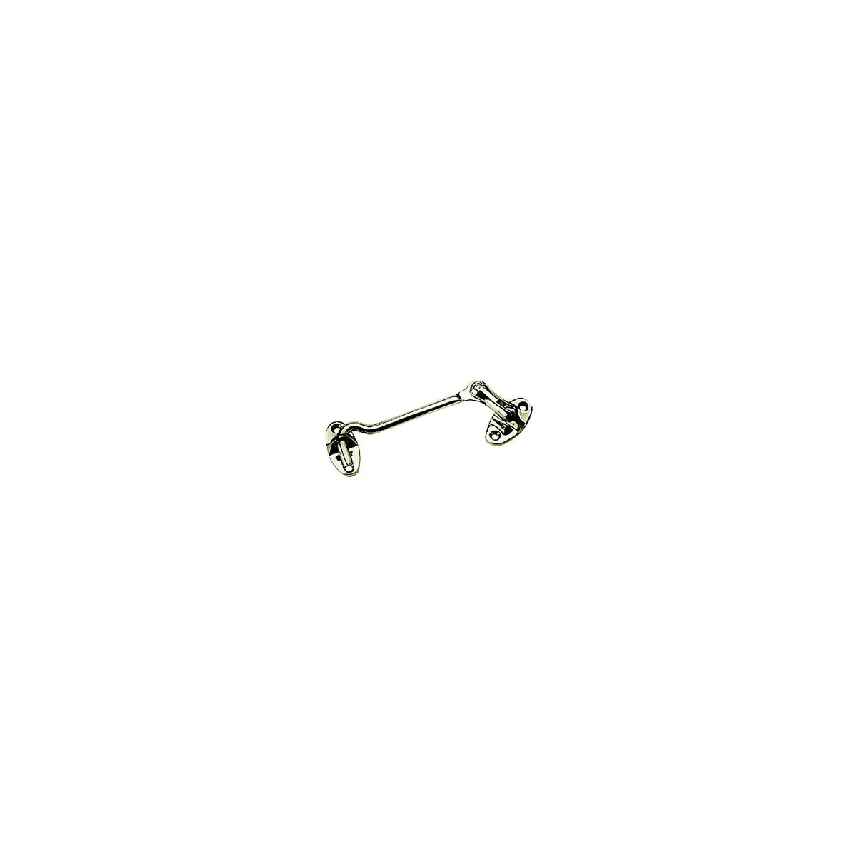 Sea Dog 222090-1 Seadog Gooseneck Hook & Swivel, Chrome/Brass, 5-5/8" 1