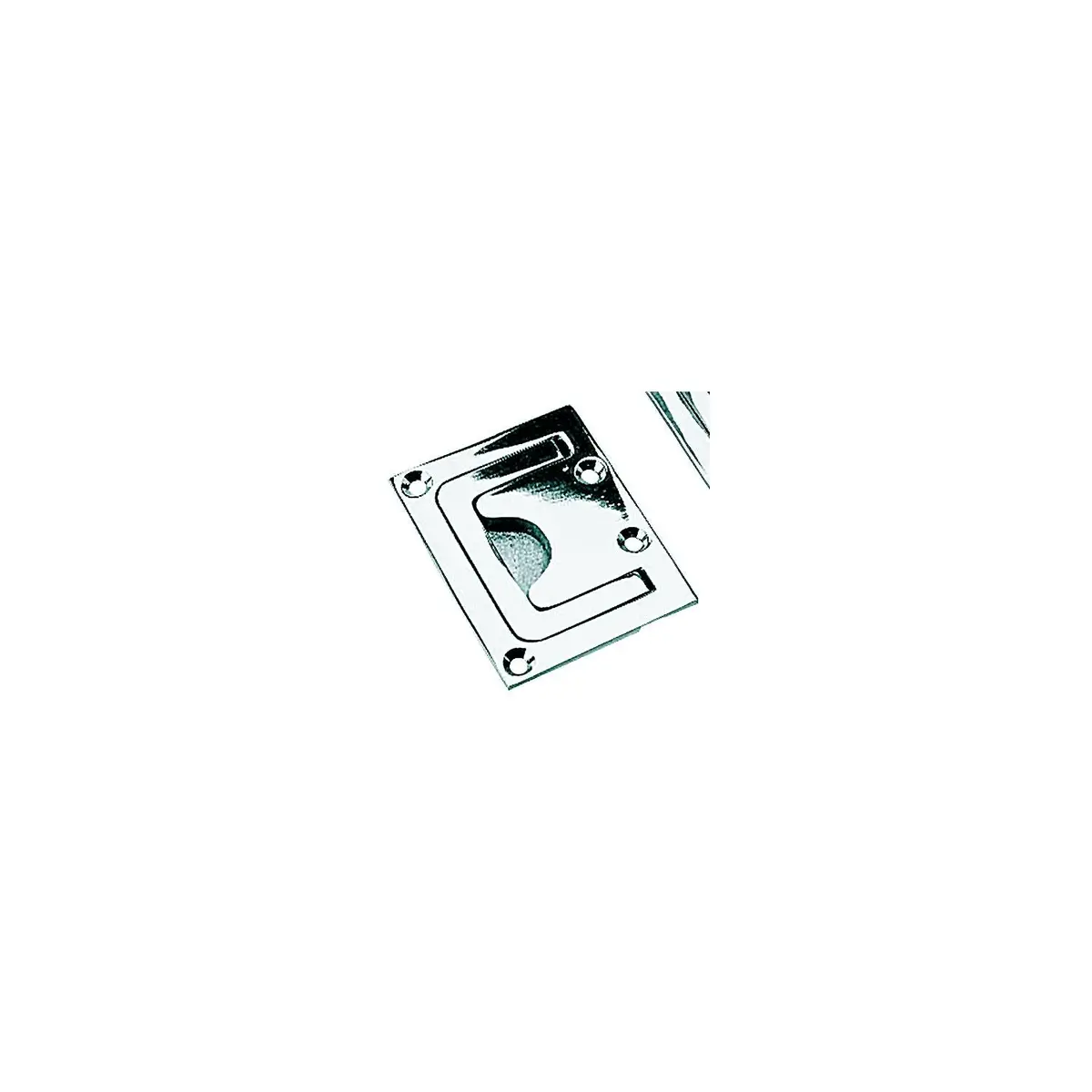 Sea Dog 222425-1 Seadog Hatch Handle, Chrome/Brass, 2-15/16" X 2-3/16" 1