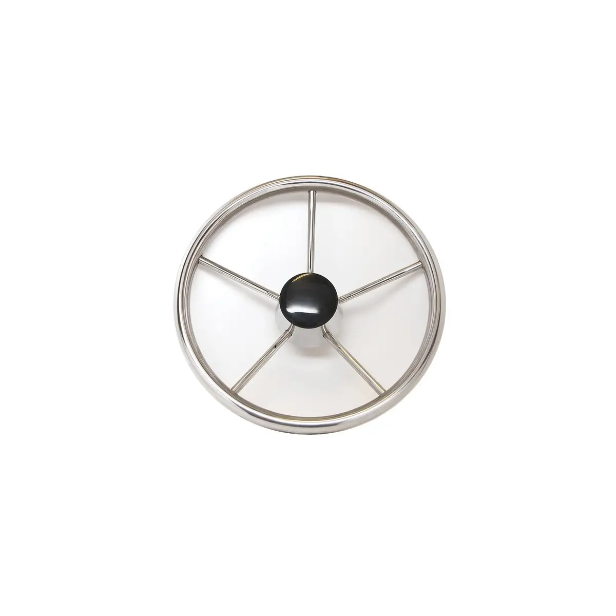 Sea Dog 230115 Seadog 15" 6-Spoke Stainless Steering Wheel W/Plastic Center Cap, 10° Dish 1